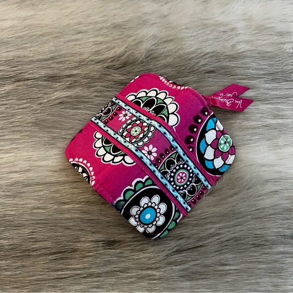 VERA BRADLEY Cupcake Pink 2009 IPod Tech Jewlery Case Pink Green Travel Y2K - Picture 9 of 10